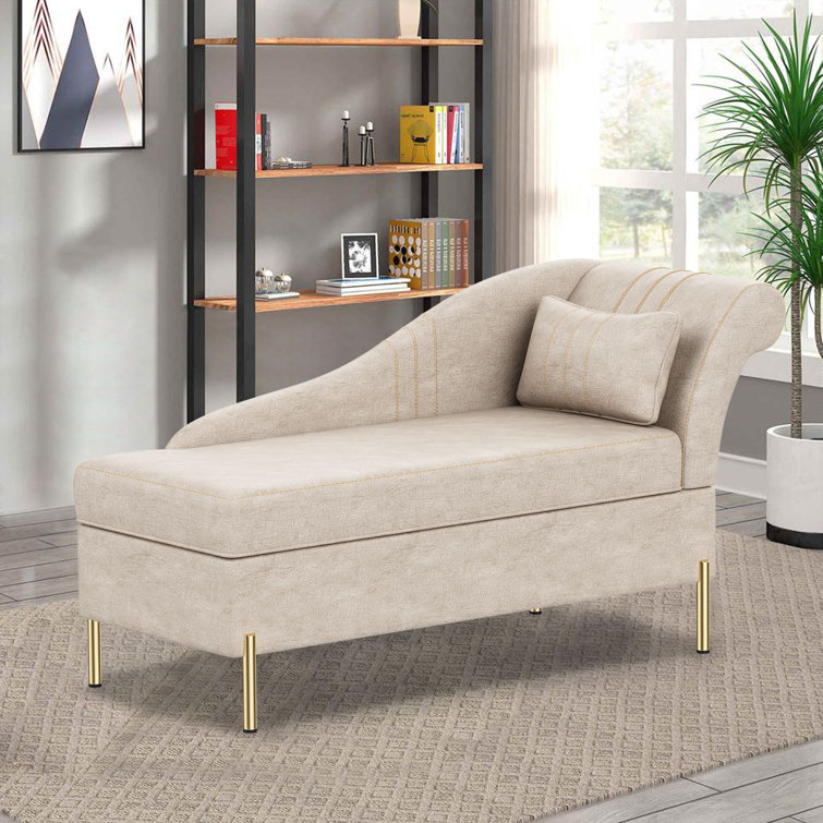 Chaise lounge with discount arms